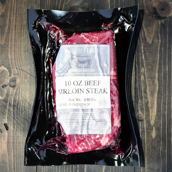 Sirloin Steak, 10oz: Buy 9, get 1 FREE