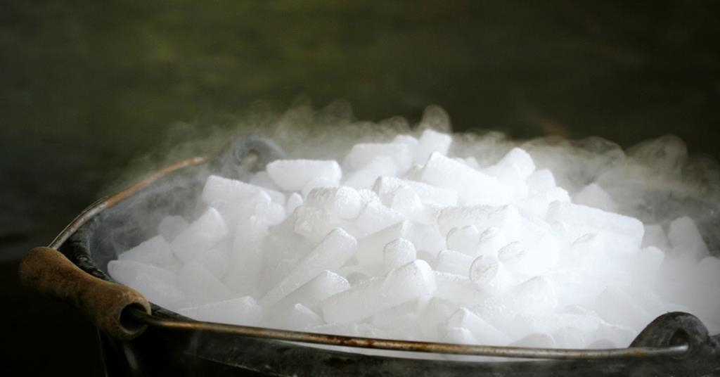 Dry ice