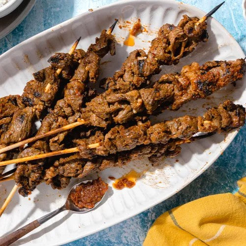 Lemongrass Beef Skewers