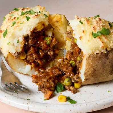 Shepherd’s Pie Baked Potatoes