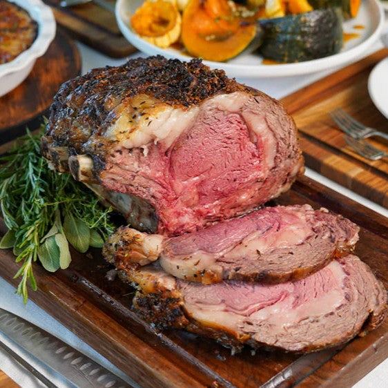 Holiday 21-day dry-aged Prime Rib Roast, BONE-IN