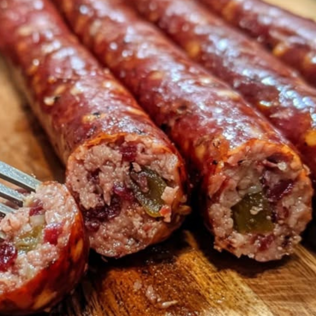 Pork Sausage, Cranberry Jalapeno Mozzarella