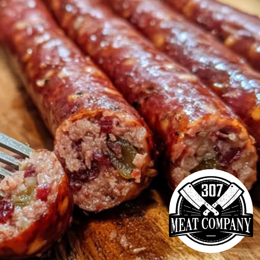 Pork Sausage, Cranberry Jalapeno Mozzarella Bootheel Ranch