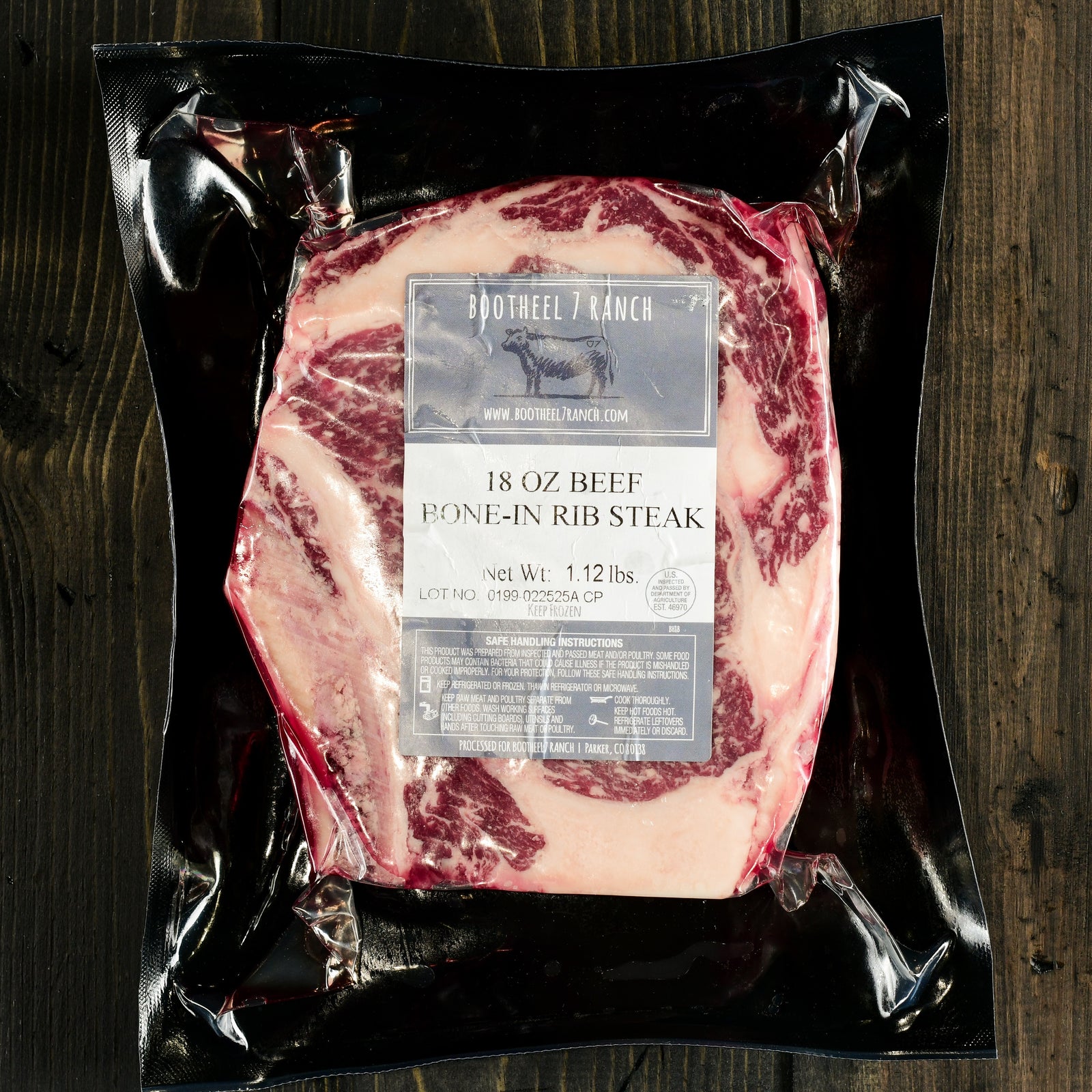 Ribeye Steak, 18oz Bone-In