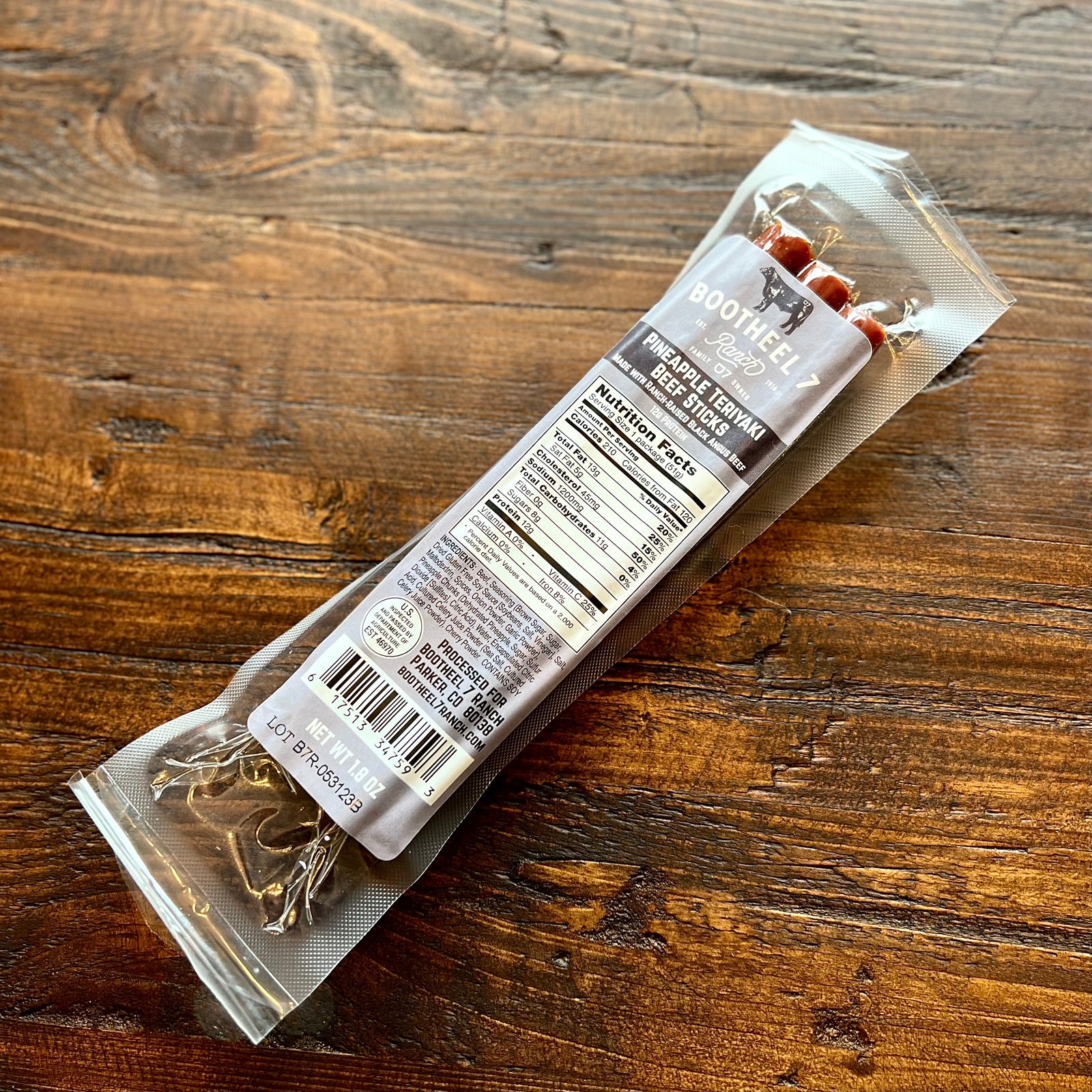 Pineapple Teriyaki Beef Sticks