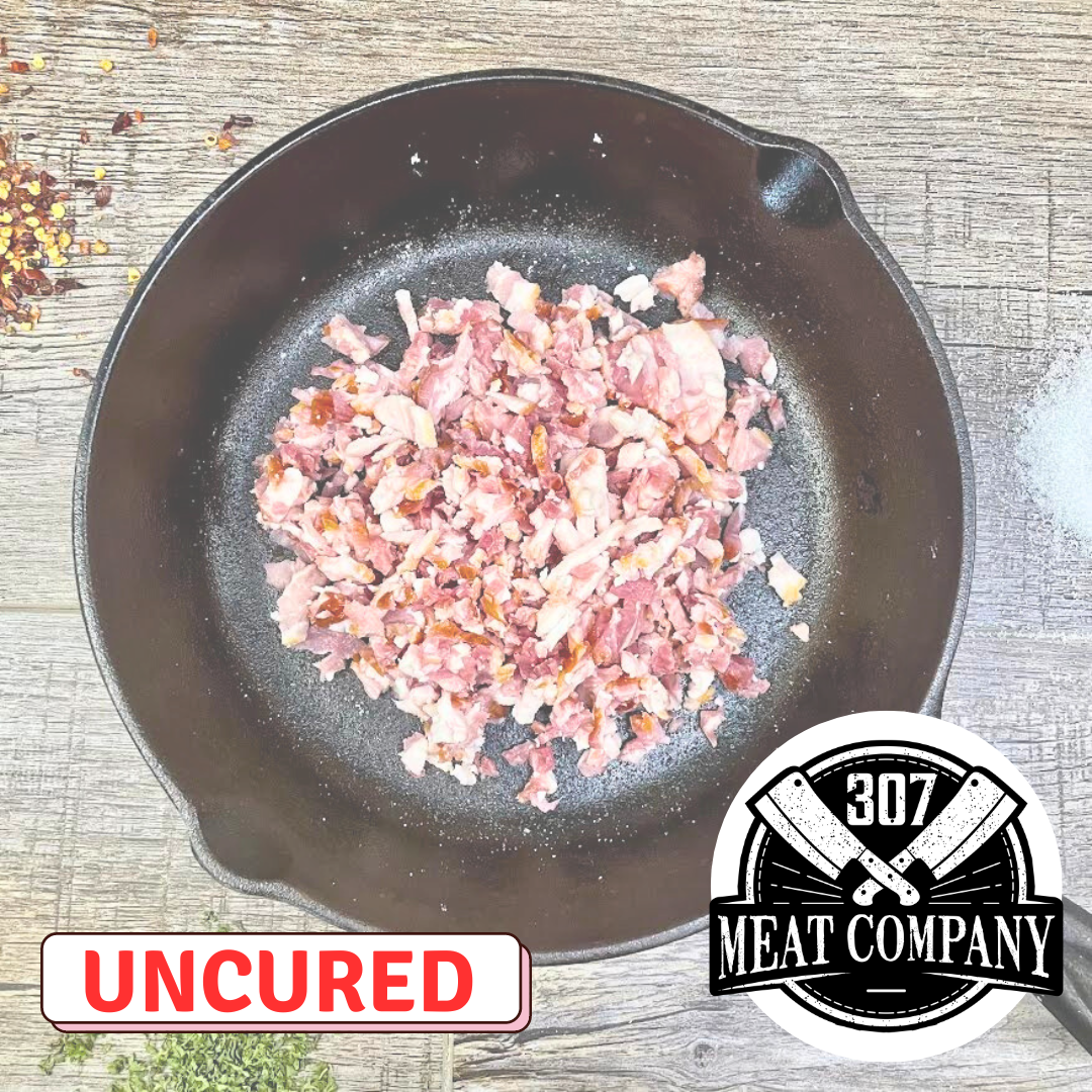 Uncured Chopped Pork Bacon